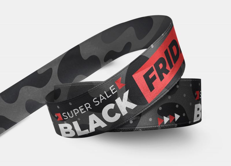 Ideale per rendere unico il tu packaging per il periodo del Black Friday.