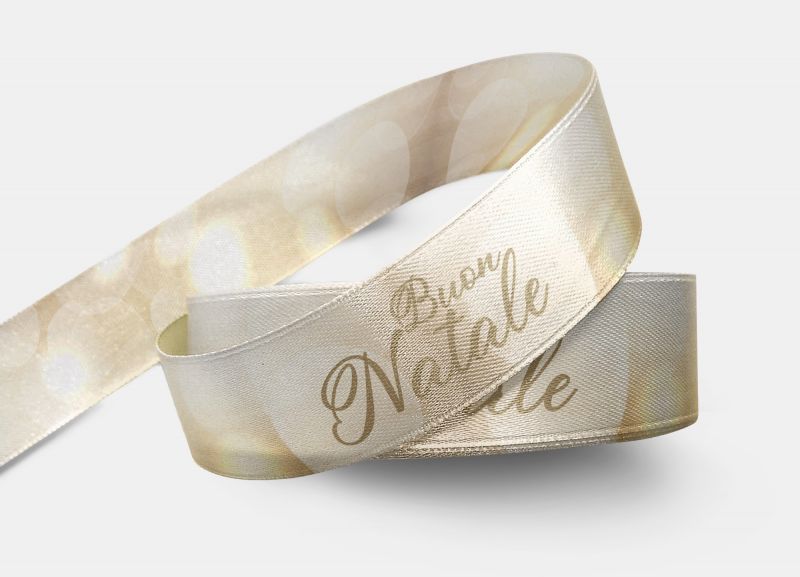 Nastro Dorato Natalizio, impreziosisci i tuoi regali di natale o le tue decorazioni natalizie.