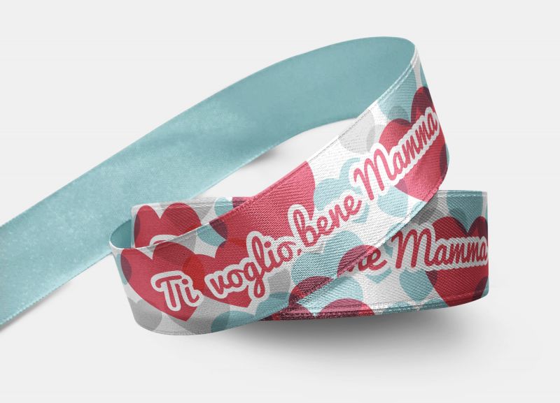 Confeziona il tuo regalo con questo nastro per la festa della mamma o per il suo compleanno