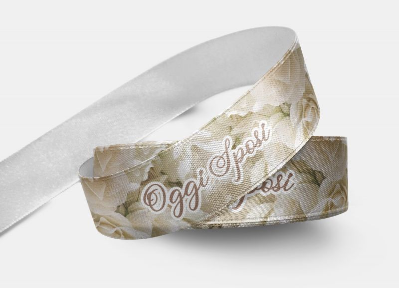 Nastro oggi sposi per confezionare bomboniere, partecipazioni e realizzare decorazioni 