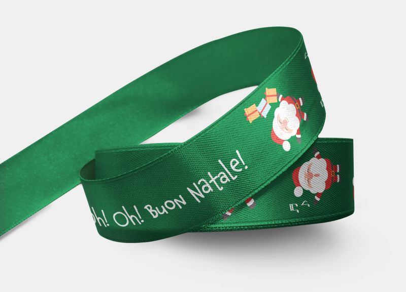 Questo nastro ha un’altezza di 15mm, ideale per la cena di Natale.